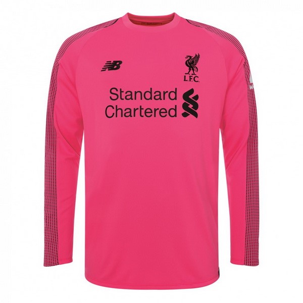 Camiseta Liverpool 3ª ML Portero 2018-2019 Rosa